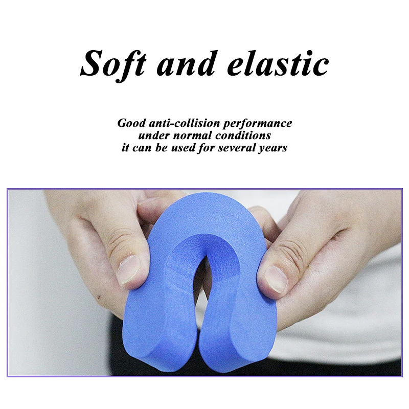 5PCS EVA C Shape Security Cabinet Locks Door Clip Baby Safety Locks Children Protection Kids Finger Safe Foam Door Stopper cabinet safety lock