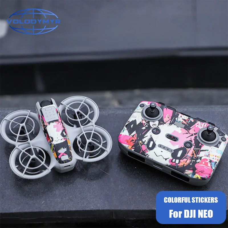 VOLODYMYR Colorful Decorative Sticker For DJI Neo Anti-Scratch Dustproof Pvc Stickers Body Protective Film Drone Accessories