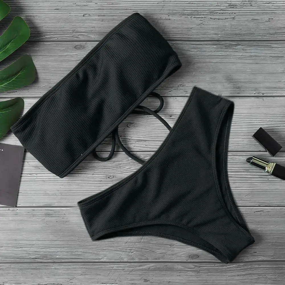 Bathing Padded Bra Split Bikini Summer Women Bathing Suit Beachwear