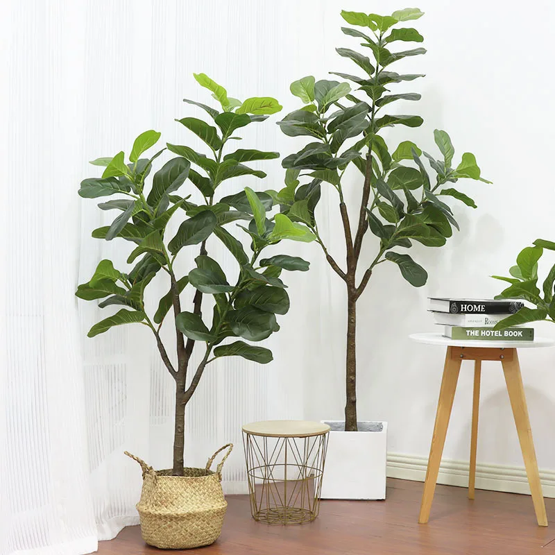 Artificial Plants Leaves Tall Green Tropical Large Tree Leaf Planter Vase  Filler Simulation Leaf for Decoration Kitchen Home - AliExpress