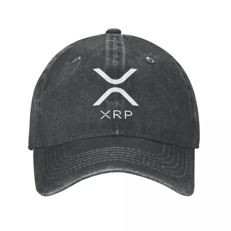 Retro XRP Ripple Crypto Hodl Baseball Caps Unisex Style Distressed Washed Snapback Hat Outdoor All Seasons Travel Caps Hat 2