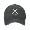 Retro XRP Ripple Crypto Hodl Baseball Caps Unisex Style Distressed Washed Snapback Hat Outdoor All Seasons Travel Caps Hat 2