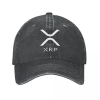 Retro XRP Ripple Crypto Hodl Baseball Caps Unisex Style Distressed Washed Snapback Hat Outdoor All Seasons Travel Caps Hat 2
