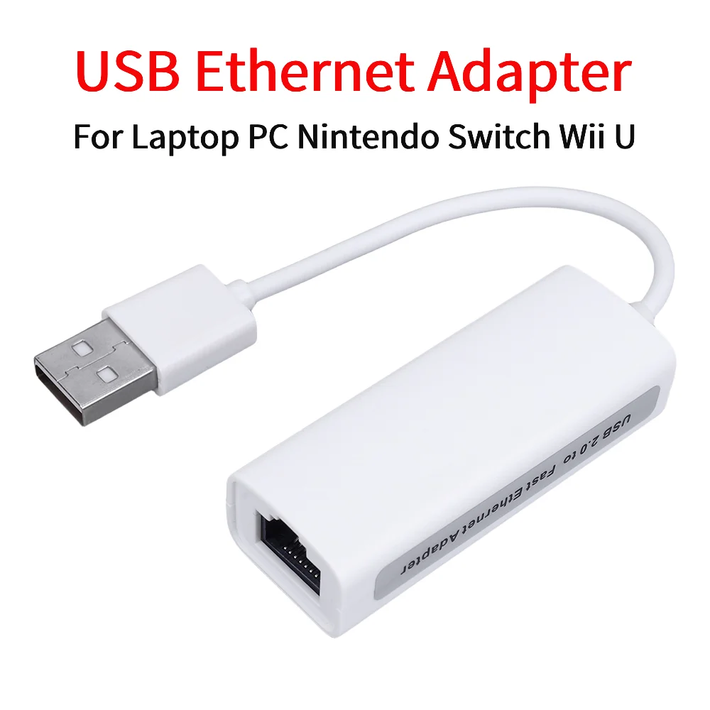 USB Ethernet Adapter 100Mbps Network Card USB A To RJ45 Lan