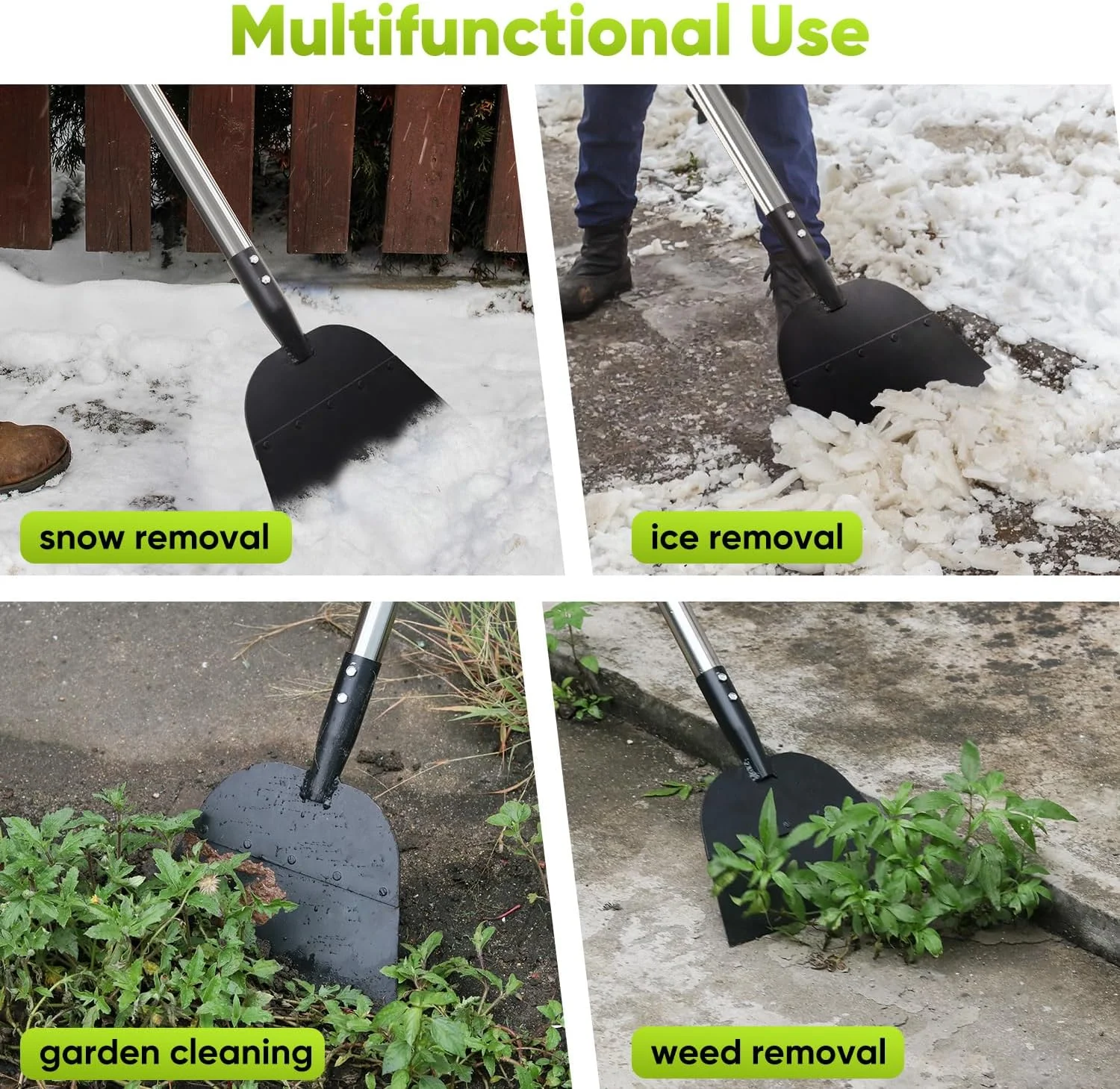 Multi-Functional Snow & Ice Shovel and Garden Cleaning Shovel 6