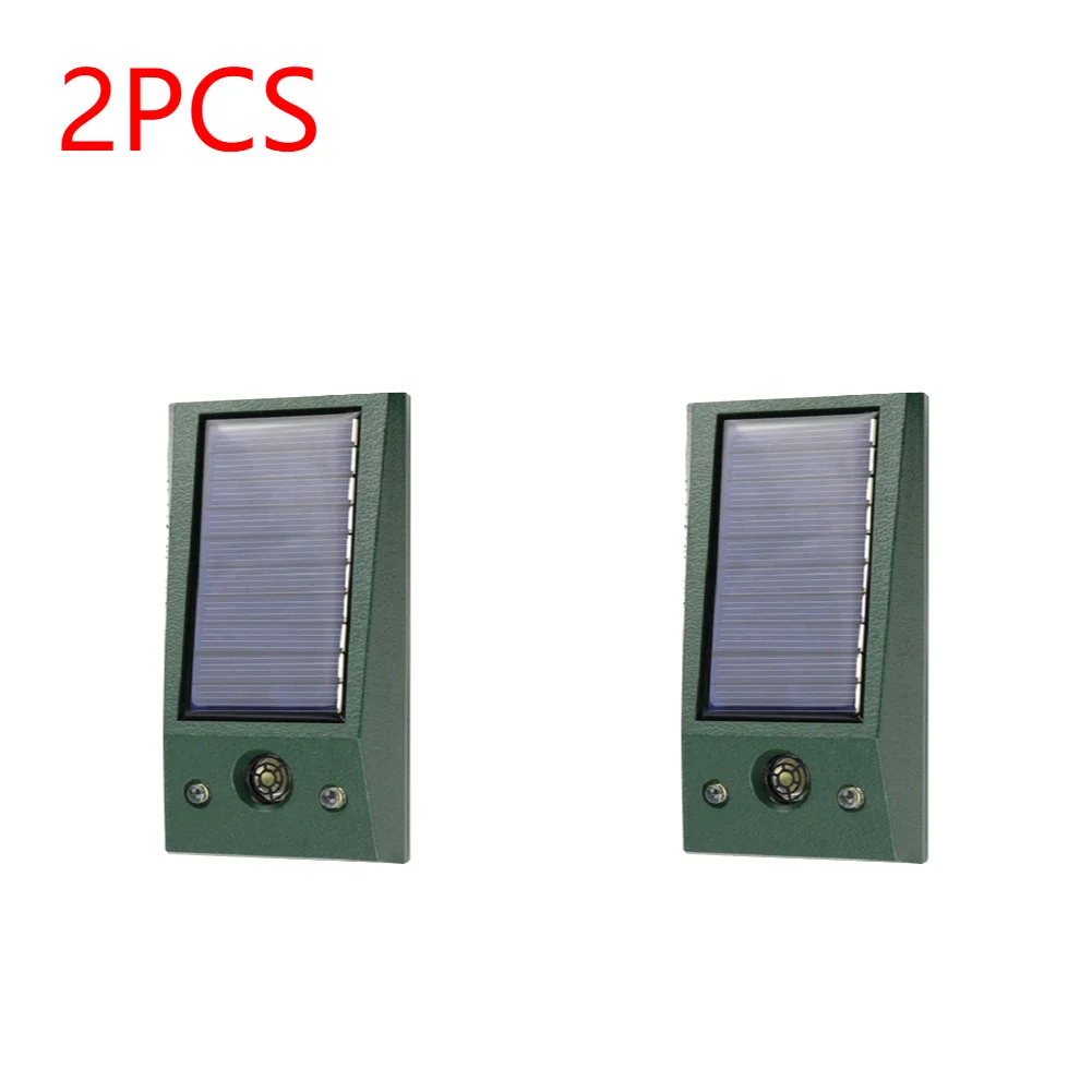 Solar-Powered Ultrasonic Animal Repeller with Waterproof Design and LED Alarm