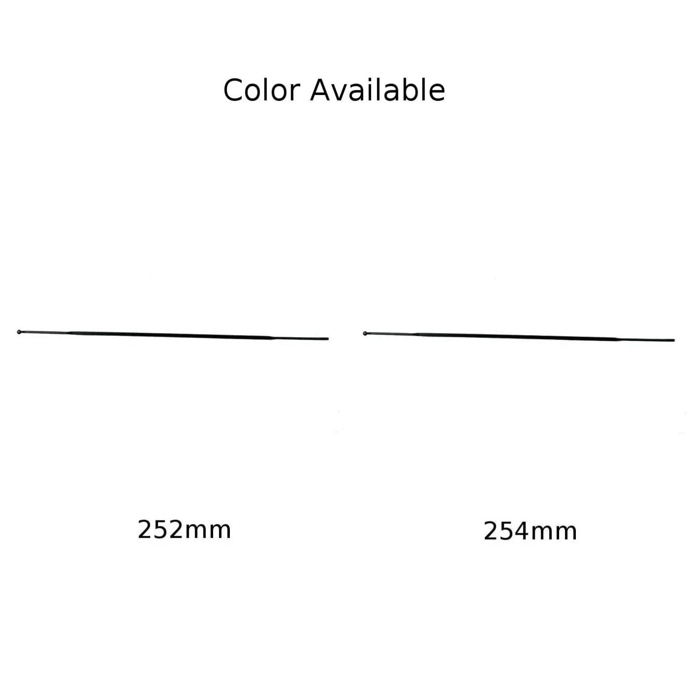 Bicycle Spoke 14G Elbow 2MM Flat Bar 3MM Length 252-285mm MTB Mountain Bike Road Bike Wire Spokes Parts