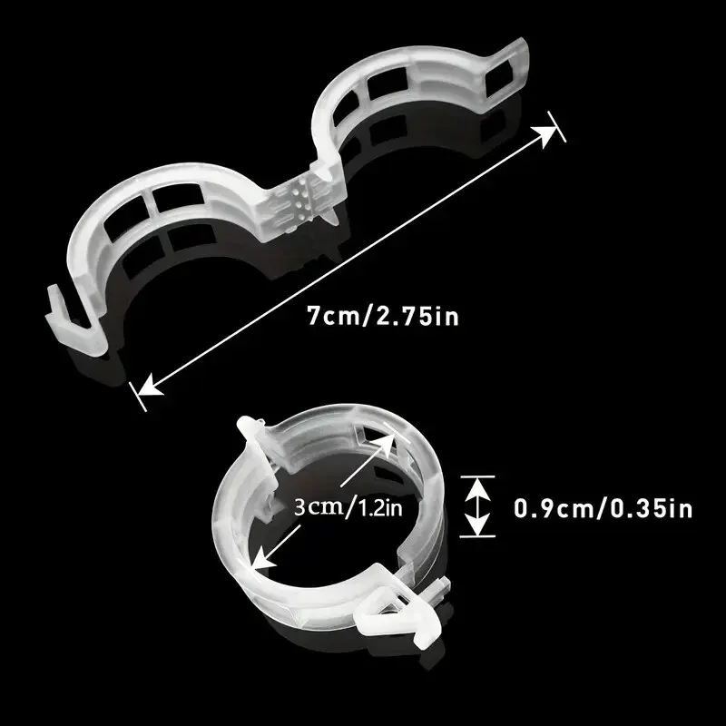 Plant Support Clips Garden Support Clips GrapeVine Tomato Vine Vegetables Plants Trellis Clips To Grow Up 50pcs