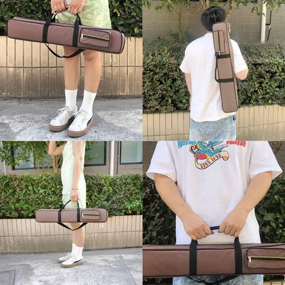 Universal Thickened Flute Bag Waterproof Container Vertical Storage Bag Portable Carry Pool Cue Case