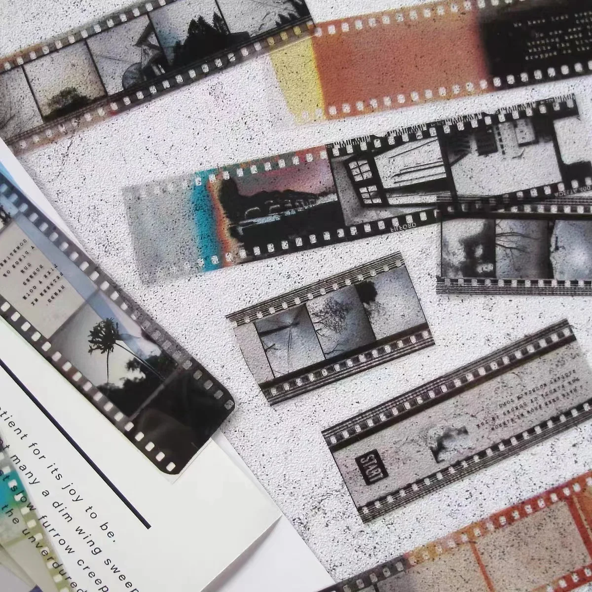 

Vintage The Things That Pass Washi PET Tape for Card Making DIY Scrapbooking Plan Decorative Sticker