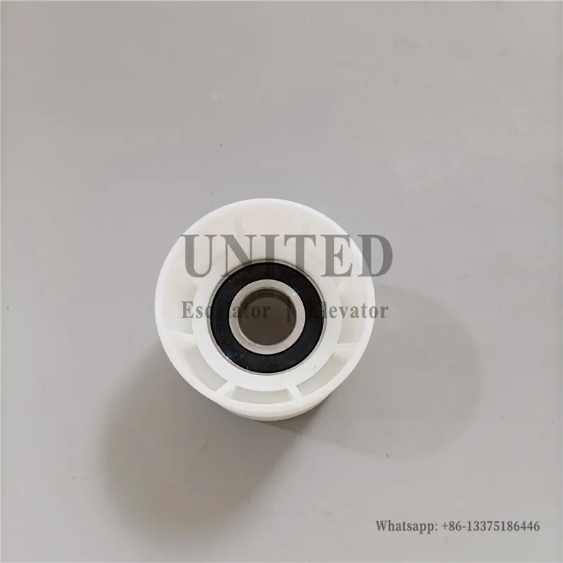 10pcs 70*65*6204 Escalator Handrail Pressure Roller Guide Pulley OD70mm W65mm Bearing 6204 Escalator Spare Parts