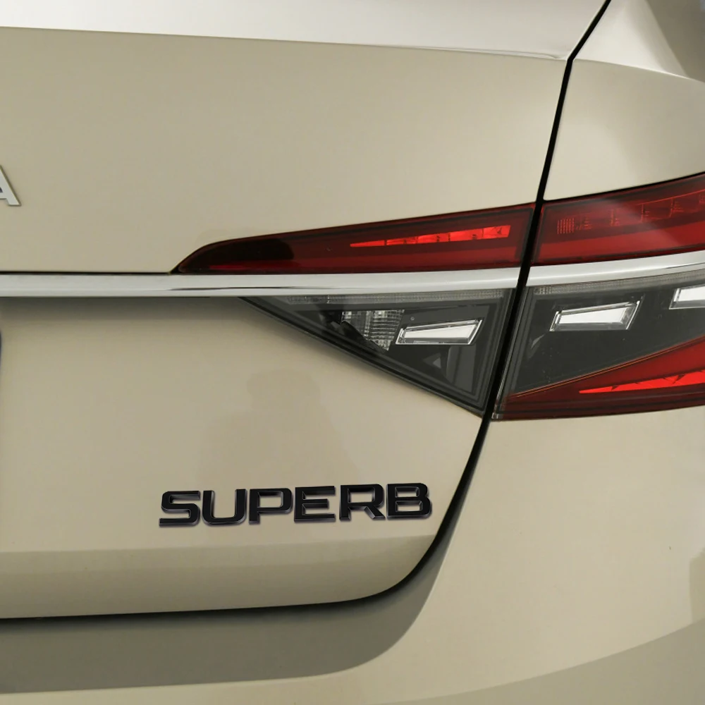 Auto Styling Emblem Körper Stamm Aufkleber Aufkleber Außen Zubehör Für Skoda Fabia Kamiq Karoq Kodiaq Octavia Schnelle Superb YETI – Detail 15