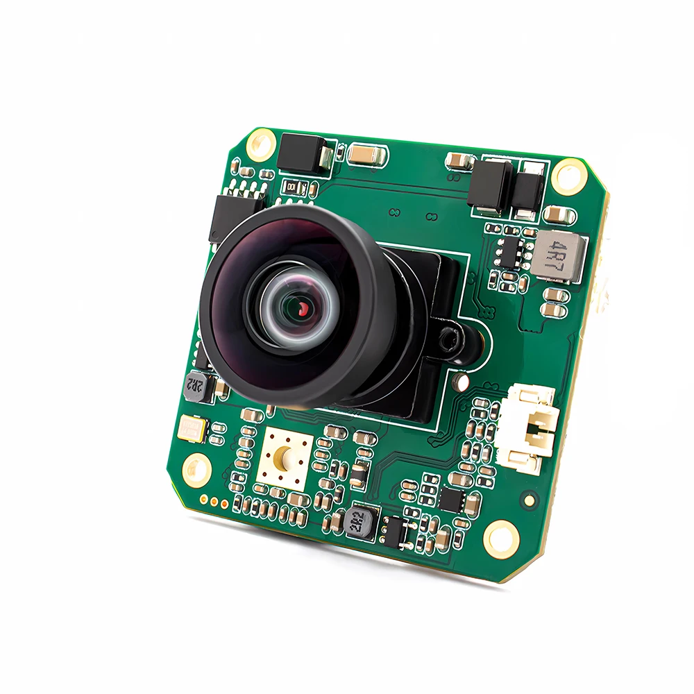 1080P 60FPS IP Camera Module 1/2.8" IMX307 CMOS With No Distortion Lens Support