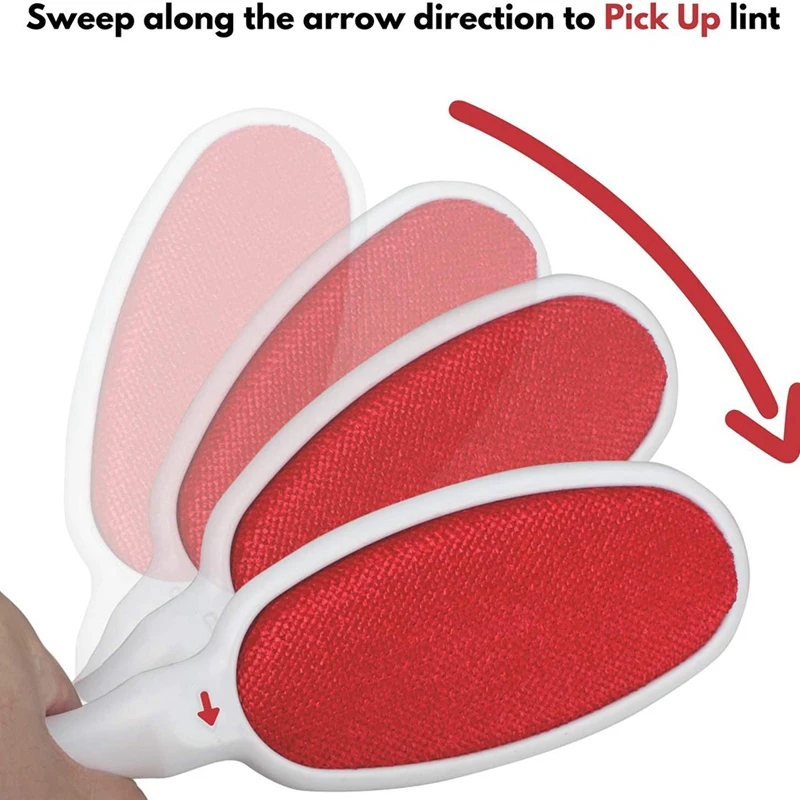 2 Pack Brush Garment Brush Reusable Double Sided Lint Remover For Clothes Pet Hair