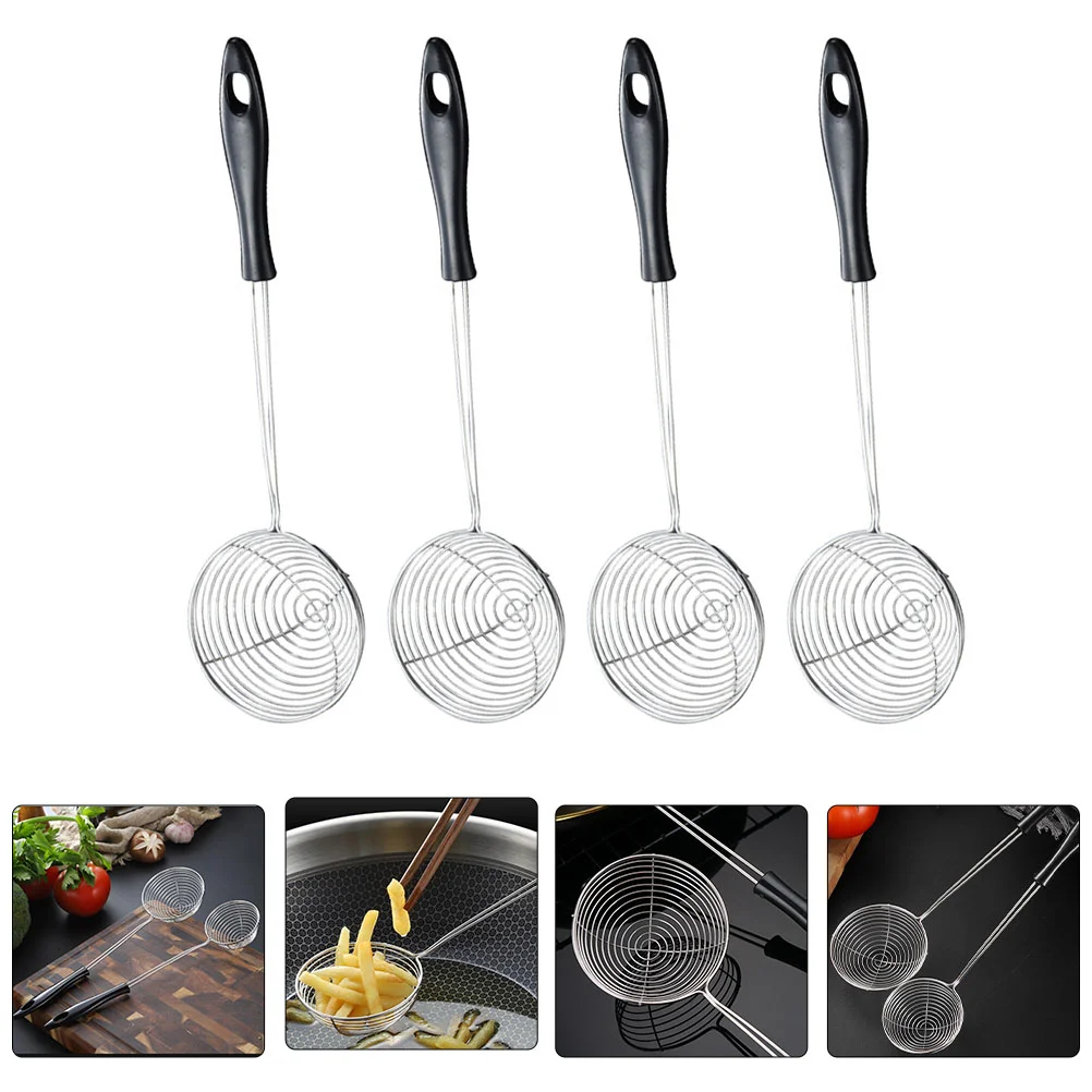 

Spider Strainer Skimmer Stainless Steel Asian Ladle Wire Spoon Handle Kitchen Frying Food Pasta Spaghetti