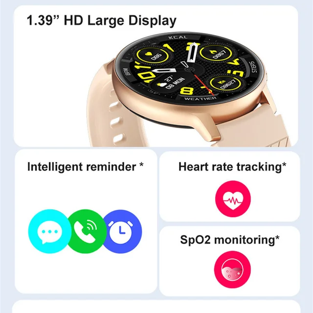 S53 Smart Watch Men Bluetooth Voice Calling Music Heart Rate Health Monitor 1.39inch Large Screen Women Fashion Smartwatch 6