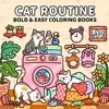 Cat Moments Adult Coloring Book Unique Book for Relaxation Upgraded Paper for Comfortable Coloring Perfect Gift Friend 2