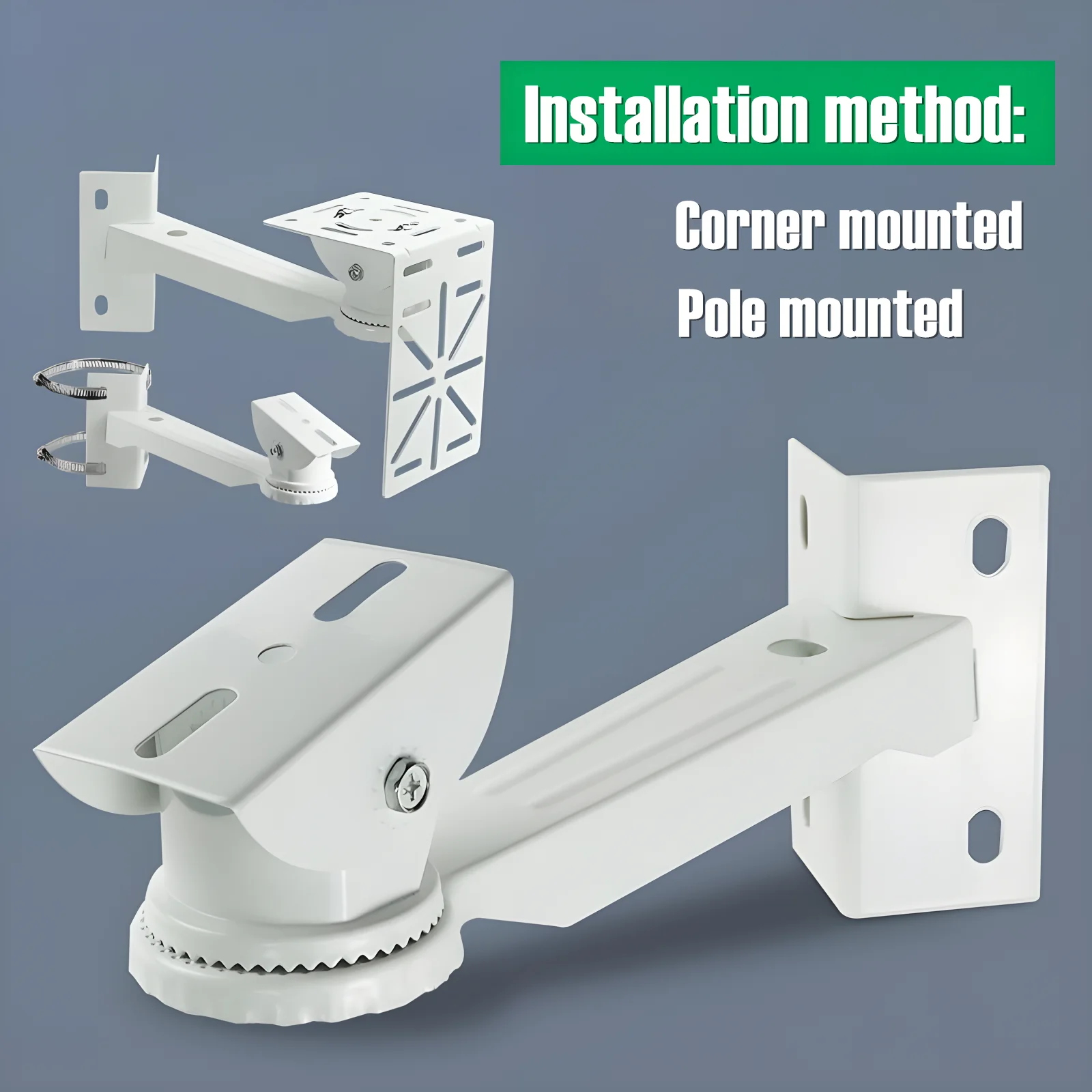 Vertical Wall Corner Mount Right Angle Multifunctional Adapter Plate for High Speed PTZ Dome Surveillance Security Camera security camera bracket security wall mount bracket security camera mount