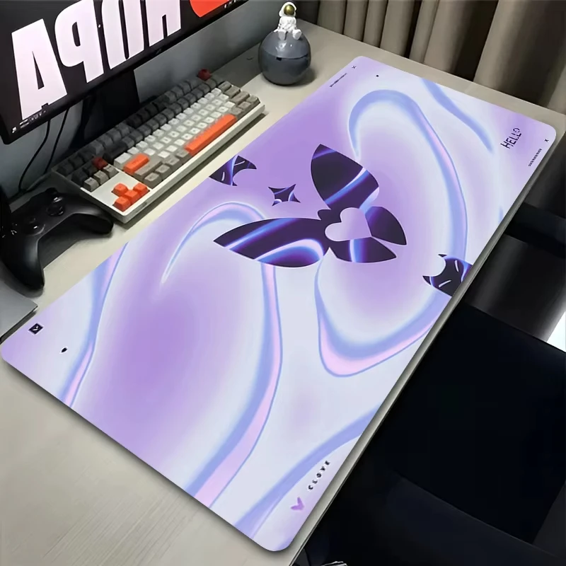 Gaming Mouse Pad(1200x600x3mm) Extended Large Mouse Mat Desk Pad With Precision Locked Edges Non-Slip Rubber Base For Office Gamer Home 48x24x0.12 Inch - Pond Fish Cartoon - View #9