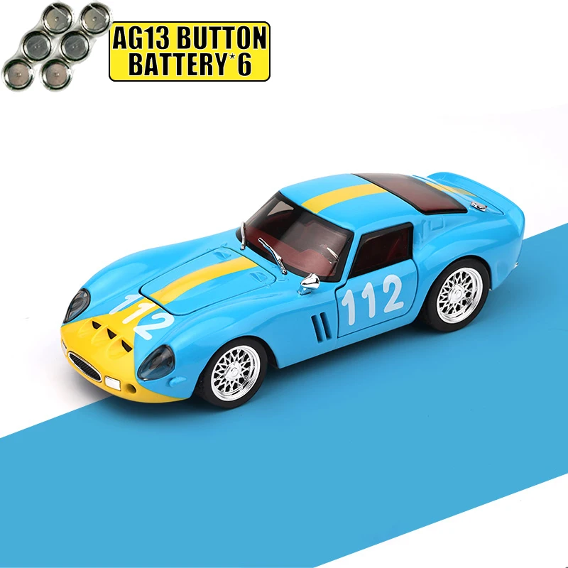 Classic 1:32 Diecast Alloy Sports Car with Sound and Light - Trendy Collectible Toy & Gift