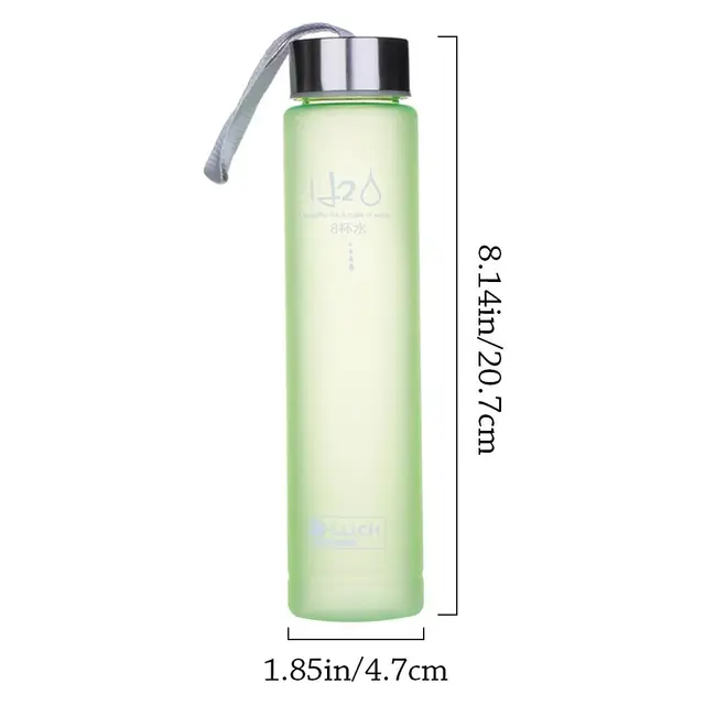 280ML Outdoor Frosted Leak-proof Plastic Water Cup Drinking Bottle Sport Kettle 5