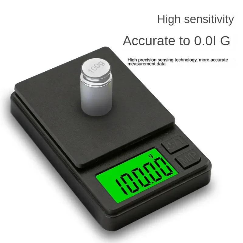 Precision Pocket Scale 1000g X 0.01g-Digital Gram Food Jewelry Ounces/Grains Scale with Backlit LCD-Mini for Travel portable scale digital scale pocket scale jewelry scale weighing tools