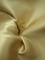 Blue Series Stiff Mikado Twill Satin Fabric for Bridal Dressmaking and DIY Projects (Earthy yellow)