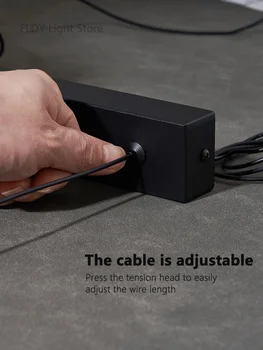 Dining room chandelier Nordic modern lamp dining table bar lamp restaurant lights kitchen lights office company led strip lamps 5