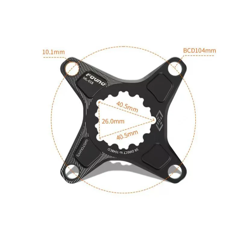 FOVNO Chainring Adapter for NX X1 X0 Spider to 104BCD 110BCD for Shimano Direct Mount Converter M6100 M7100 M8100 M9100 12S MTB bike chainring bicycle parts
