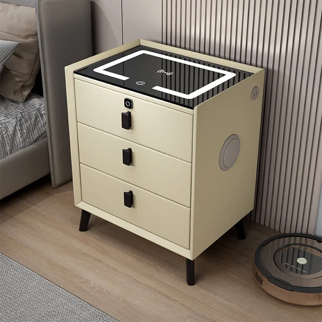 3 Drawers Table with Wireless Charging 4