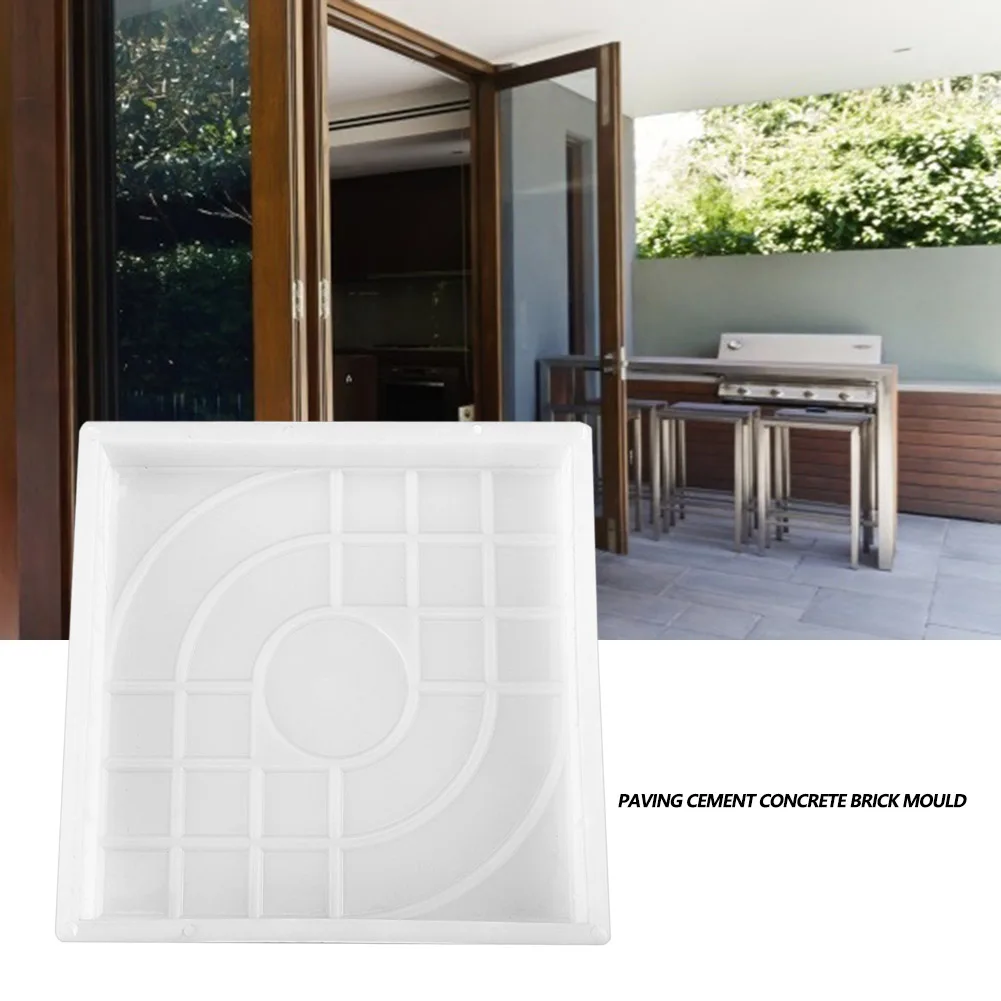 Garden Pavement Mold DIY Manually Propylene Paving Cement Concrete Mould