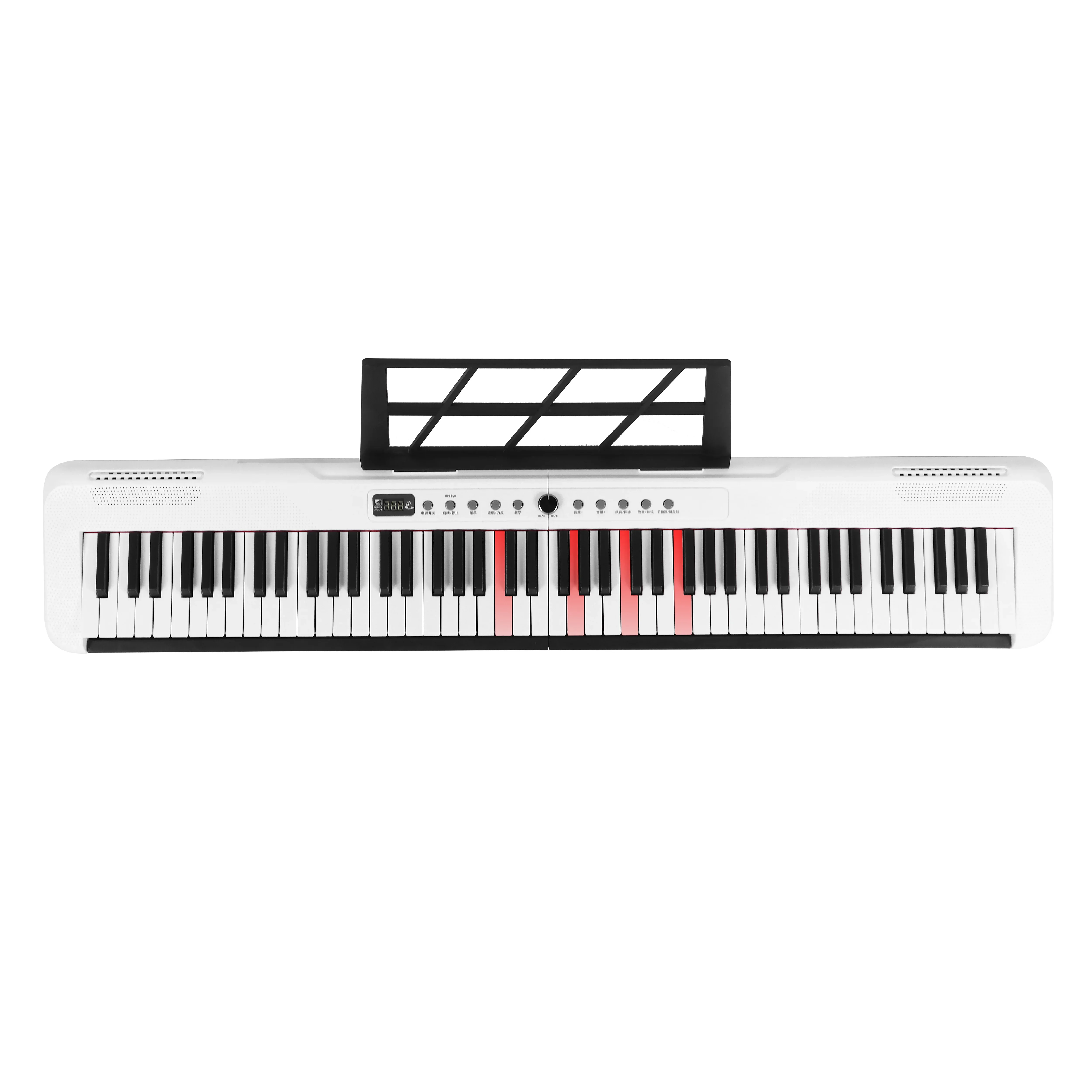 88 keys beginners toy piano electronic keyboard synthesizer electronic organ lighting MIDI