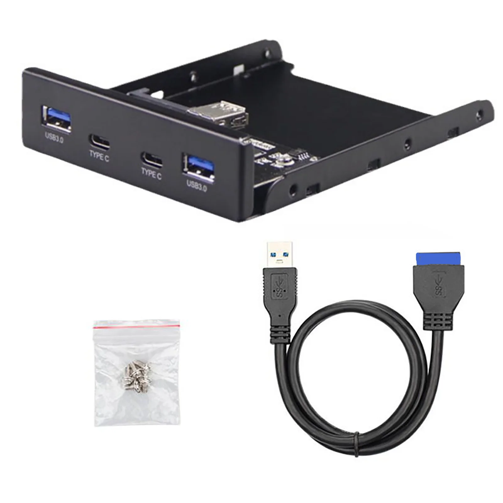 

Разветвитель для компьютера с 4 портами USB 3,0 типа C, 3,5 дюйма