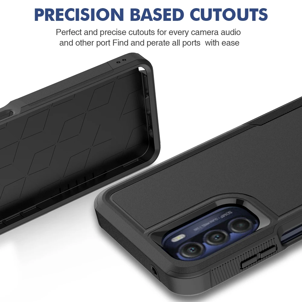 Fashion Armor Dual-Layer Shockproof Case with Hybrid Shell Protection