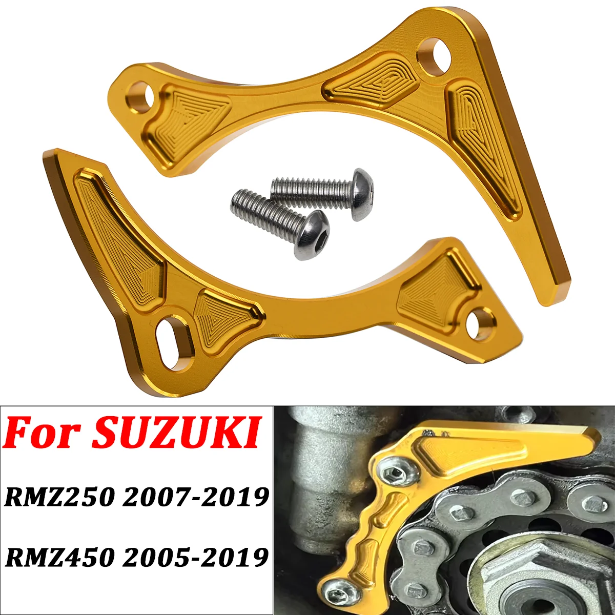 Motorrad Motor Kettenrad Schutz Kette Schutz Fall Saver Für Suzuki RMZ 250 450 RMZ 250 RMZ 450 2005-2019 Motocross universal