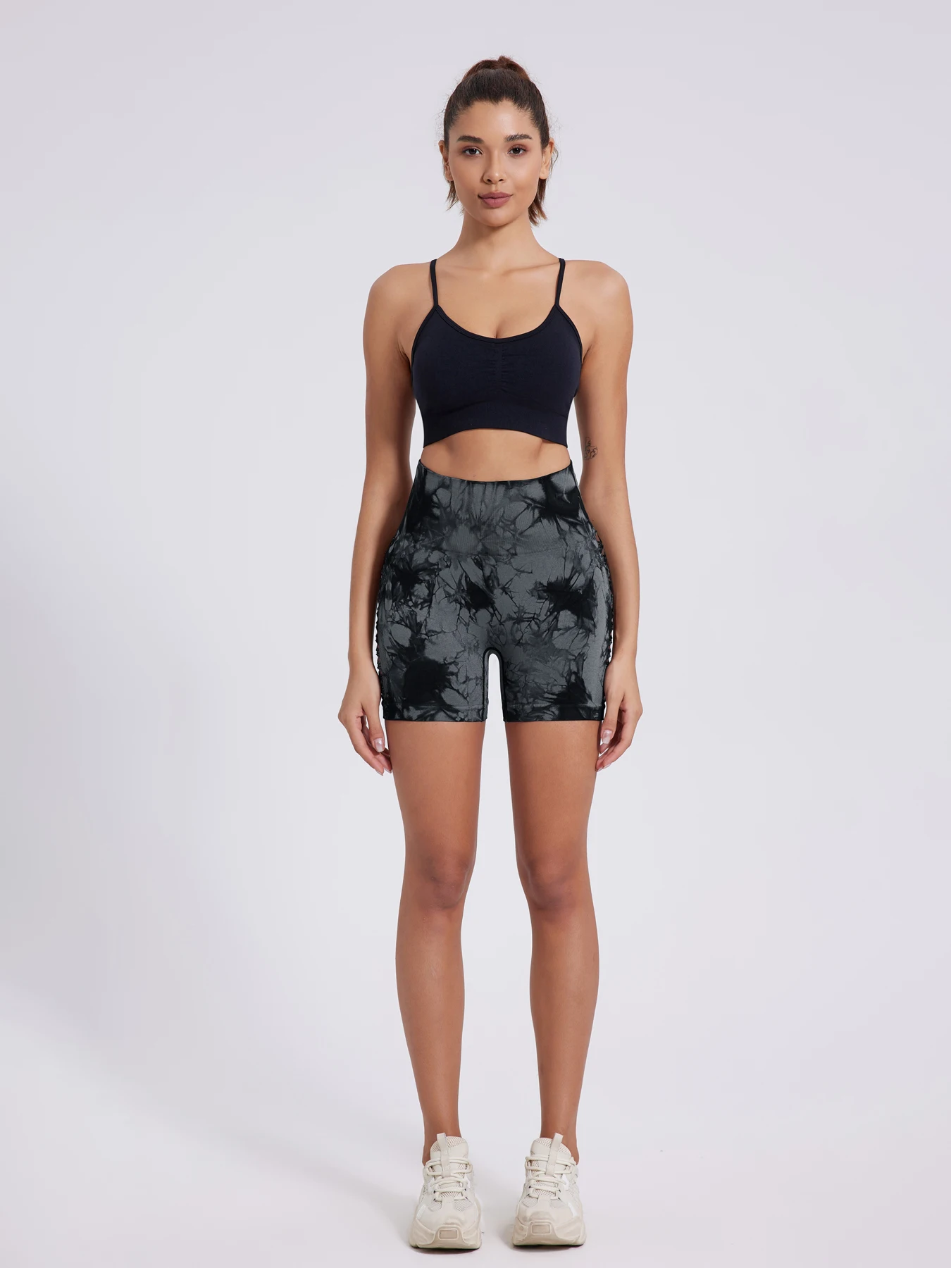2024 Tie Dye Sexy Gym Leggings Women Hollow Out Butt Lifting Casual Pants Running Outdoors Fitness Leggings Women High Waist 6
