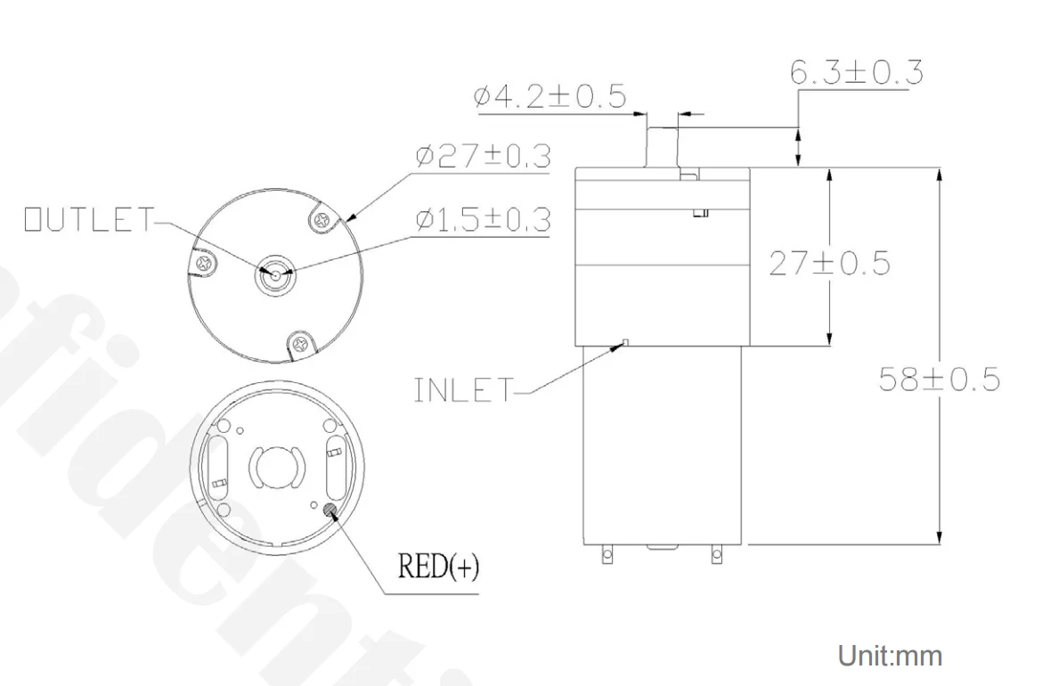 370 air pump KPM27V DC5V 6V mini pump for medical equipment~