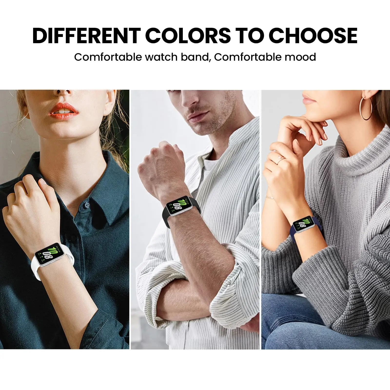 Enhanced Silicone Sport Band for Galaxy Fit3 Smartwatch - Durable Rubber Strap Accessory