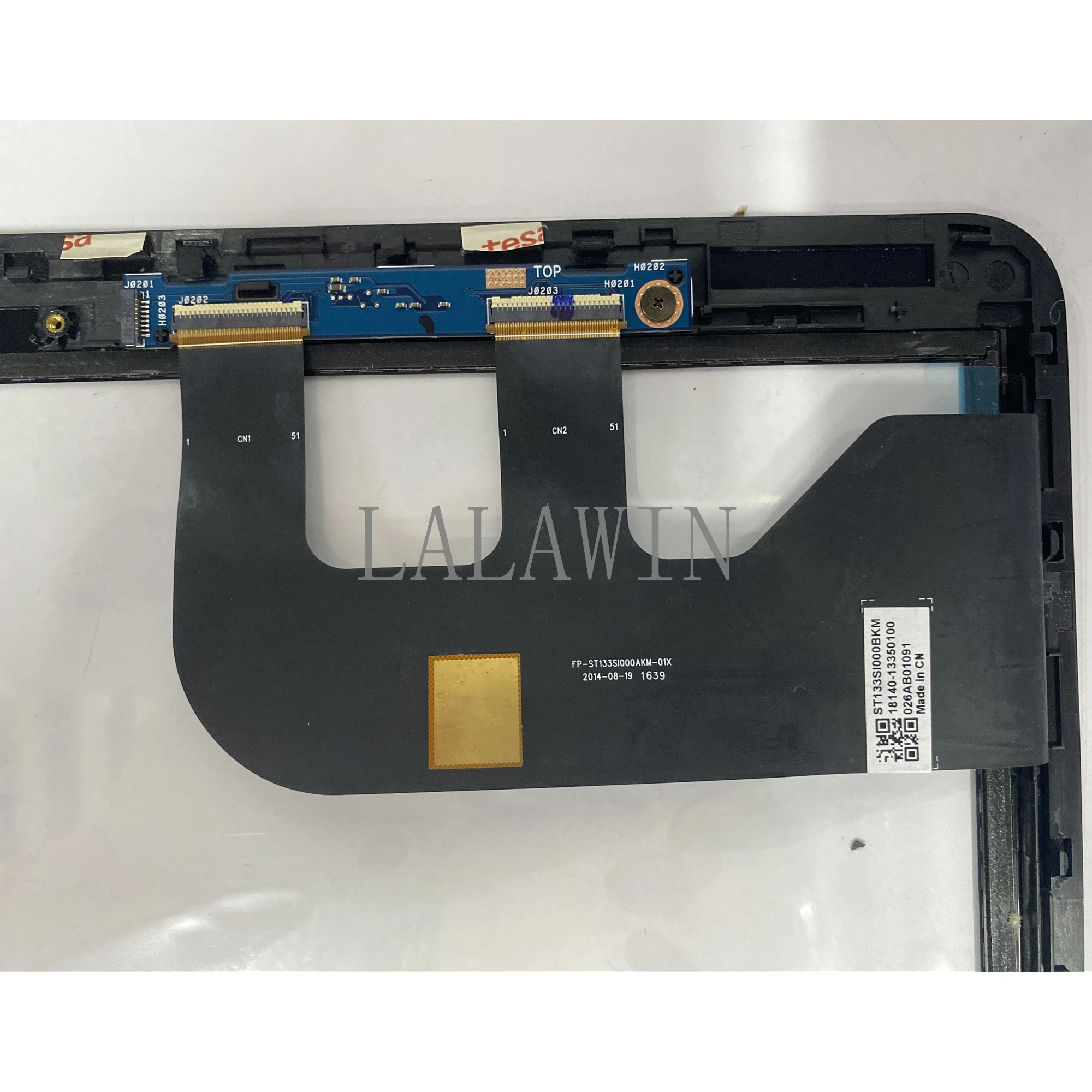 para Asus Zenbook Ux360c Ux360ca Fp-st133si000akm01x 13.3 Front Front Tela de Toque Frontal Digitador Vidro com Quadro - Imagem 2