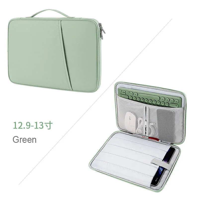 Elegant Shockproof Sleeve Case for Tablets and Laptops, Fits Up to 13 Inch