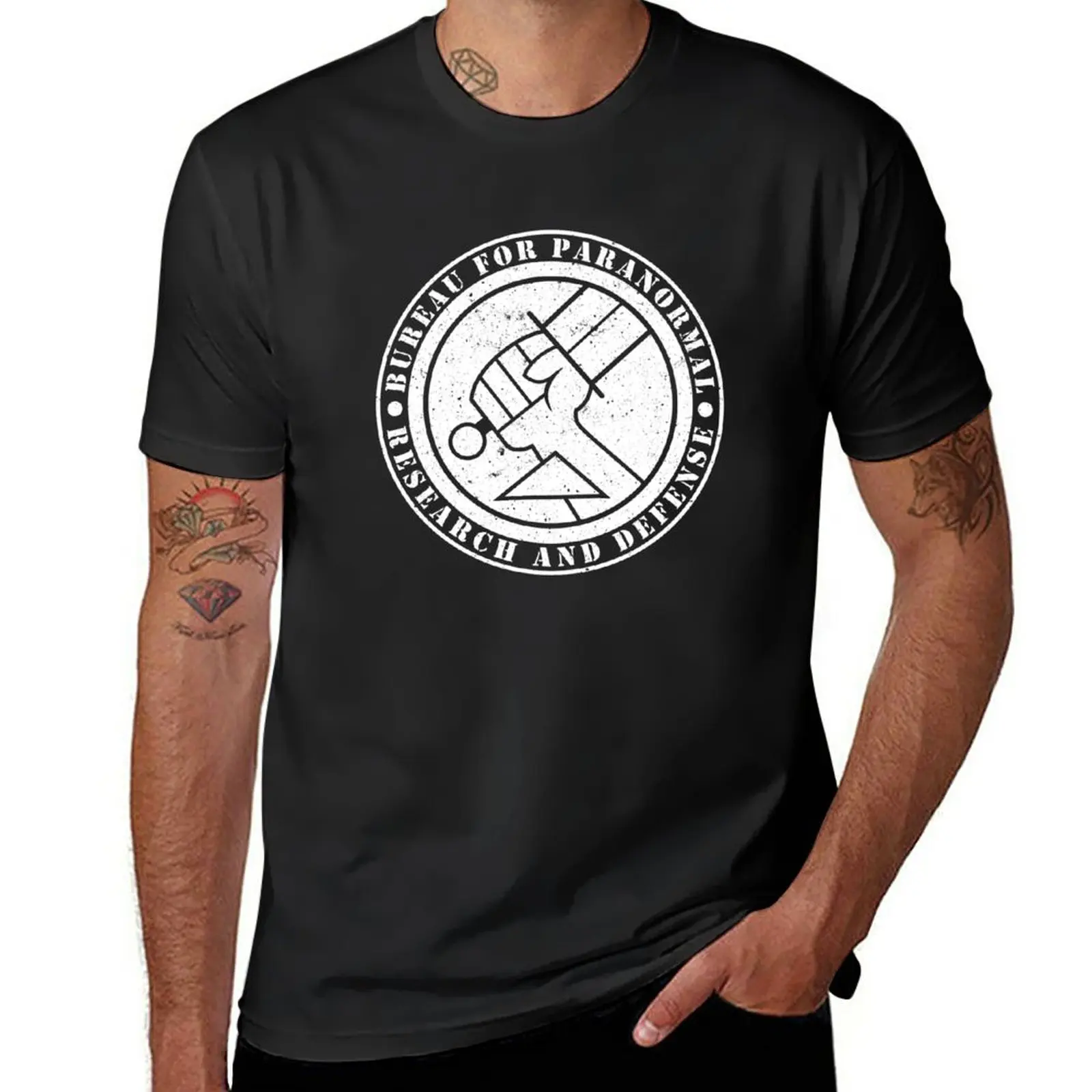

Bureau for Paranormal Research and Defense T-Shirt plus size tops korean fashion customizeds mens big and tall t shirts
