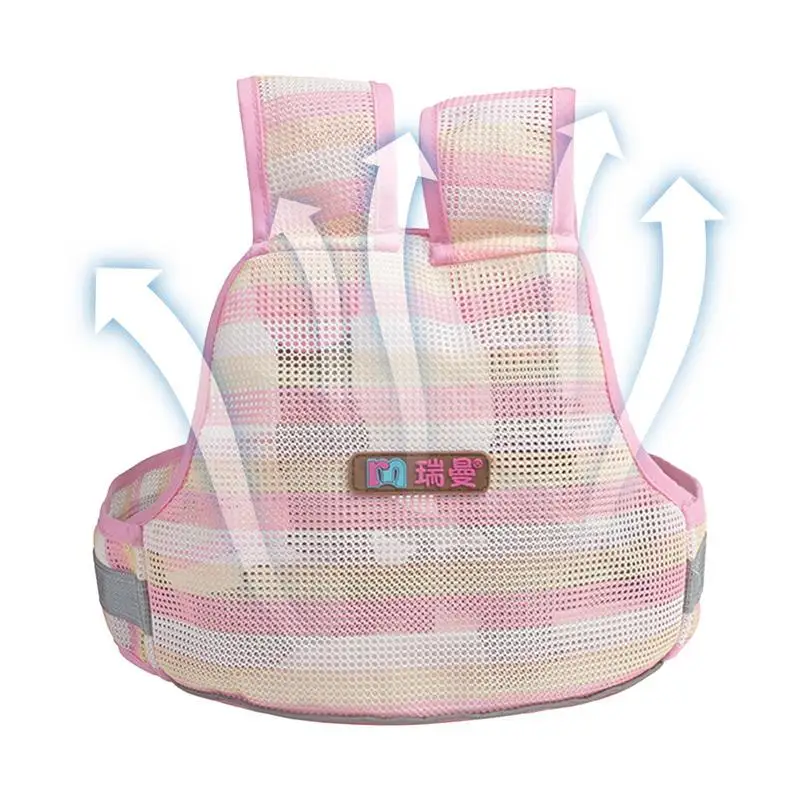 

Motorcycle Child Safety Harness Anti-Fall Kid's Safety Vest Leash Foldable Breathable Mesh Toddler Safety Harness Reflective