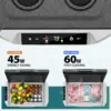 12 Volt Refrigerator, 32QT(30L) 12V Cooler, Compressor Electric Cooler -4℉~68℉, 12V Fridge 12/24V DC 110-240V AC 5