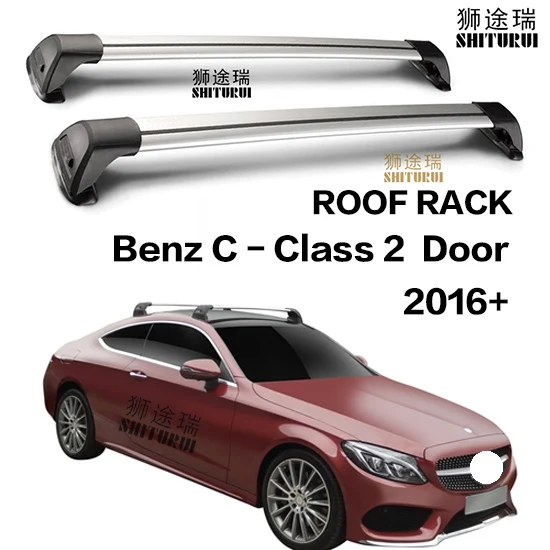 2 pcs For Mercedes-Benz C-Class W205 W204 2007+ roof bar car special ...