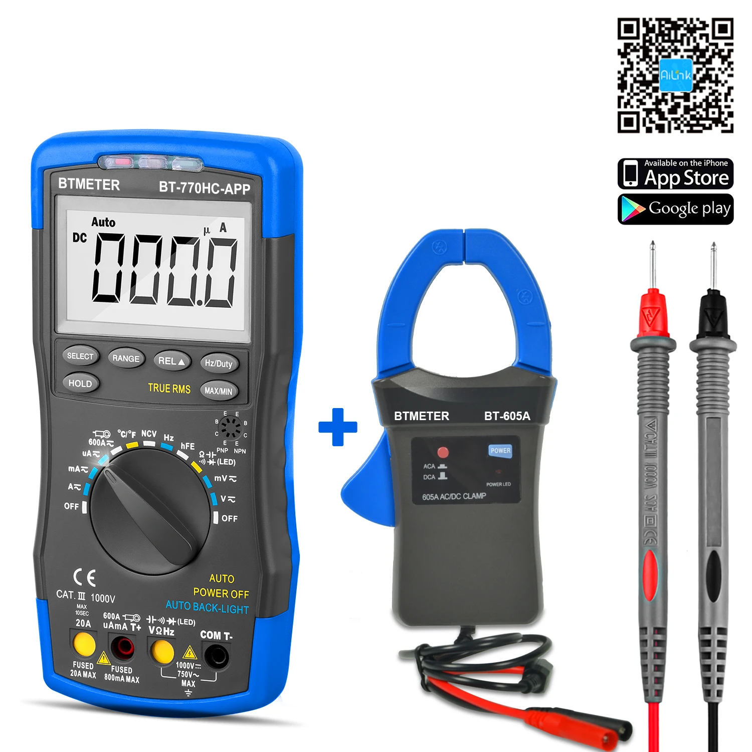Digital Multimeter Tester HP-770HC True RMS Smart Autoranging