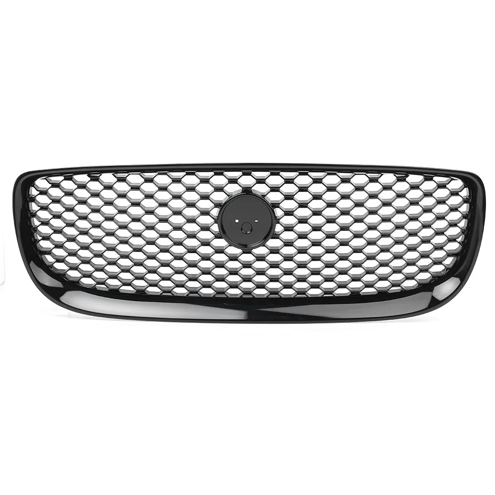 

Car Front Grille ABS Exterior Moulding Honeycomb Grill For Jaguar XE 15-18 Front Bumper Racing Grille Radiator Upper Mesh Grill