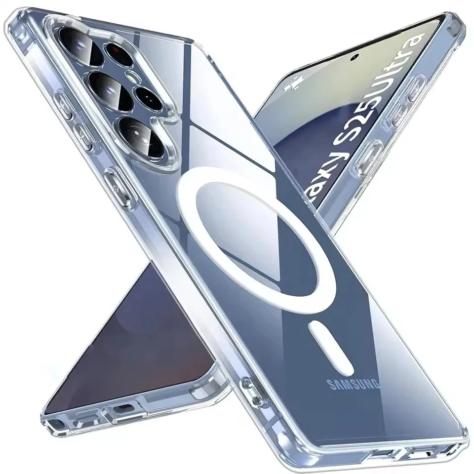 Neue Für Samsung Note 10 PLUS 20 Ultra A05 A05S A06 A15 A16 A26 A35 A36 A54 Für Magsafe Magnetische Drahtlose lade Telefon Fall