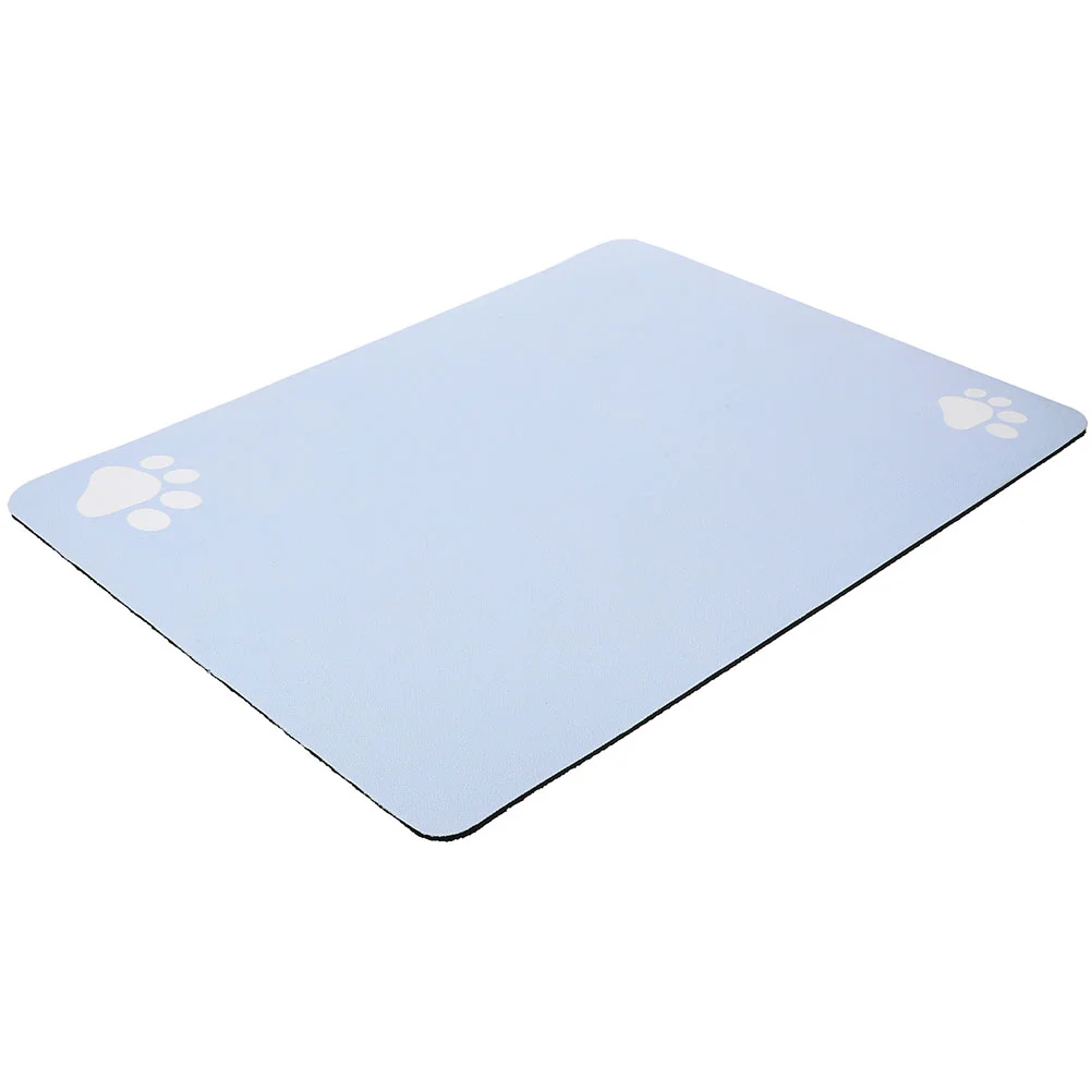 

Quick Dry Pet Feeding Mat Small Dog Whelping Pee Pads Mud Placemats for Food and Water