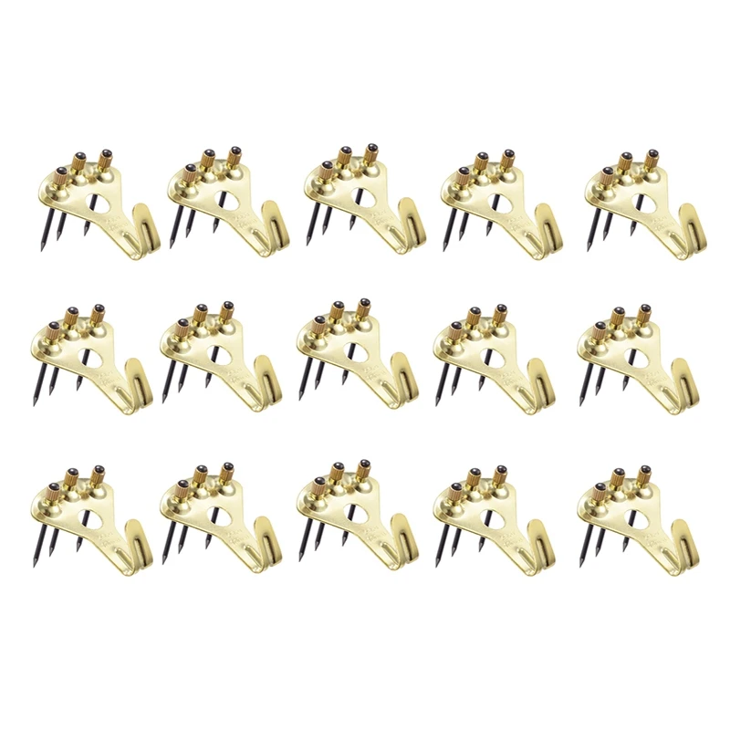 15Pack 100 Lbs Picture Frame Hangers Hooks With Nails Picture Hanging Hooks Heavy Mirror Hanging Kit
