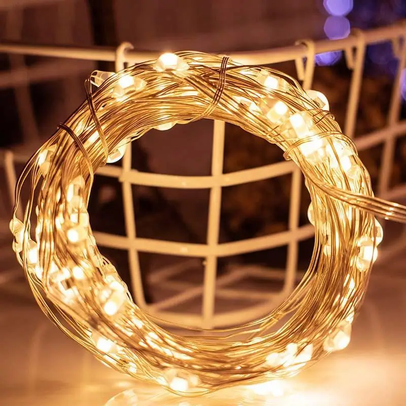 Enchanting Battery-Powered LED Fairy String Lights
